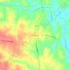 Houstonville topographic map, elevation, terrain