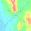 The Basin topographic map, elevation, terrain