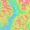 Squamish topographic map, elevation, terrain