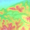 Al Baqaria topographic map, elevation, terrain