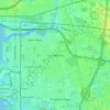 Clair-Mel City topographic map, elevation, terrain