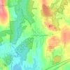 Center Groton topographic map, elevation, terrain