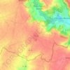 Nogeon topographic map, elevation, terrain