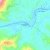 Santo Domingo del Río topographic map, elevation, terrain