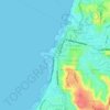 Wenang Selatan topographic map, elevation, terrain