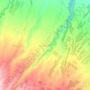 La Fortuna topographic map, elevation, terrain