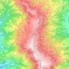 Kanyam topographic map, elevation, terrain