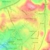Low Crompton topographic map, elevation, terrain