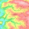 Kings Nympton topographic map, elevation, terrain