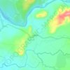Lassang topographic map, elevation, terrain