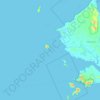 Kokop topographic map, elevation, terrain