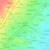 Juwiring topographic map, elevation, terrain
