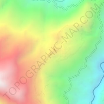 AGUABONITA topographic map, elevation, terrain