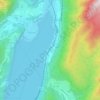 Borca topographic map, elevation, terrain