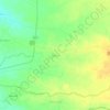 Kazakh topographic map, elevation, terrain