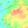 Beffcote topographic map, elevation, terrain