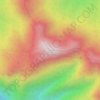 Gunung Irau topographic map, elevation, terrain