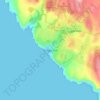 Portpatrick topographic map, elevation, terrain