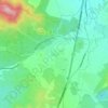 Kornos topographic map, elevation, terrain