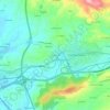 Les Granxes topographic map, elevation, terrain