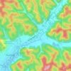 Christy topographic map, elevation, terrain