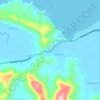 Uwaon topographic map, elevation, terrain