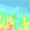 Dempla topographic map, elevation, terrain