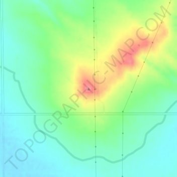 Bald Peak topographic map, elevation, terrain