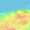 Hohenhain topographic map, elevation, terrain