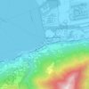 Magadino topographic map, elevation, terrain