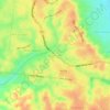 Duri Barat topographic map, elevation, terrain