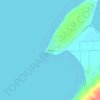 Pequaming topographic map, elevation, terrain