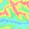Șăulița topographic map, elevation, terrain