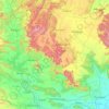 Keonjhar topographic map, elevation, terrain