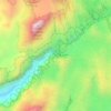 Keyhole Falls topographic map, elevation, terrain