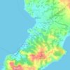 Kaychanarianan topographic map, elevation, terrain