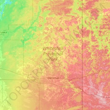 One Island topographic map, elevation, terrain