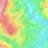 Redpath topographic map, elevation, terrain