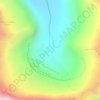 Nooksack Cirque topographic map, elevation, terrain