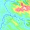 Perunadu topographic map, elevation, terrain