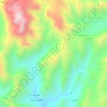 `Ozlat Al `Aqibah topographic map, elevation, terrain