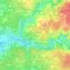 L'Anerie topographic map, elevation, terrain