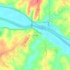 New Canton topographic map, elevation, terrain