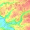 Brouillard topographic map, elevation, terrain
