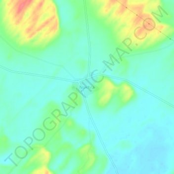 Nokhra topographic map, elevation, terrain