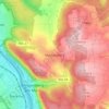 Mechenhard topographic map, elevation, terrain