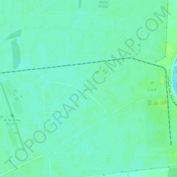 At Taji topographic map, elevation, terrain