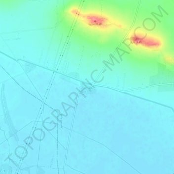 Kafr Haddad topographic map, elevation, terrain