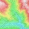 Benque-Dessus topographic map, elevation, terrain