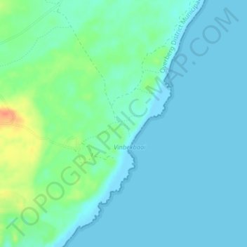 Skipskop topographic map, elevation, terrain